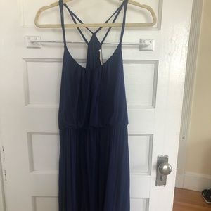 Navy Blue Swing Dress